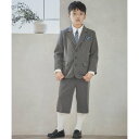 ドレスプラス DRESS+ キッズフォーマル 男児 男の子 キッズスーツ スーツセット入学式 卒園式 発表会 結婚式 披露宴 （グレー）