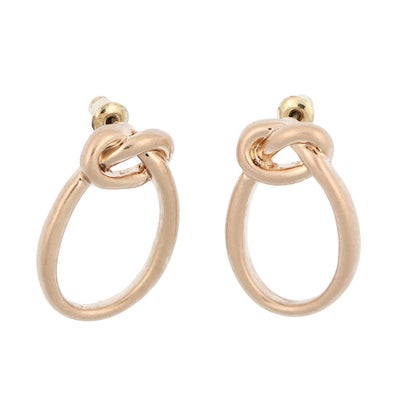 カンカン KANKAN メタルねじりピアス (ゴールド)