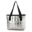 スタイルブロック STYLEBLOCK 光沢キルティングトートバッグ (シルバー)(4)