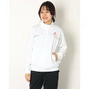 ルコックスポルティフ le coq sportif レディース 長袖ジャージジャケット ヘランカウォームアップジャケット QMWTJF01 (ホワイト)