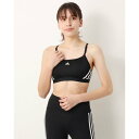 アディダス adidas レディース フィットネス スポーツブラ トレーニング 3ストライプ サポートブラ HC7862 (ブラック)