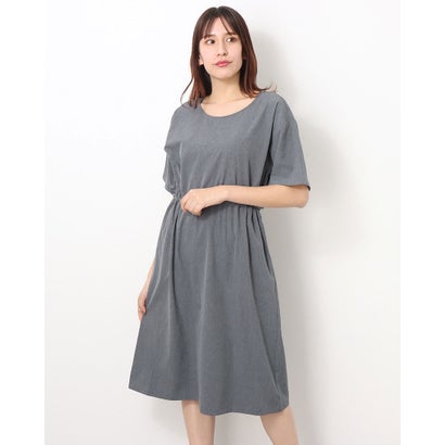 イグニオ IGNIO レディース ワンピース 冷感ストレッチウエストギャザーワンピース IG-9A21042OP (グレー)