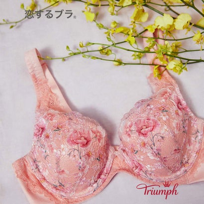 トリンプ ブラジャー トリンプ Triumph 恋するブラ 553 ブラジャー D-Eカップ （ライトオレンジ）