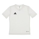 アディダス adidas ジュニア サッカー/フットサル 半袖シャツ KIDSENTRADA22ジャージー HC5054 (ホワイト)