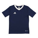 アディダス adidas ジュニア サッカー/フットサル 半袖シャツ KIDSENTRADA22ジャージー H57564 (ネイビー)