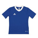 アディダス adidas ジュニア サッカー/フットサル 半袖シャツ KIDSENTRADA22ジャージー HG3948 （ブルー）