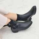 ブリジット バーキン Bridget Birkin サイドジップレインブーツ (ブラック)