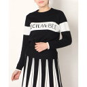 セシルマクビーグリーン CECIL McBEE green クルーネックラインロゴニット (BK)