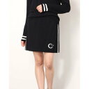 セシルマクビーグリーン CECIL McBEE green ラインニットスカート (BK)