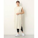ティゴラ TIGORA レディース フィットネス チュニックシャツ バックレースアップワンピース TRー3F2342ON (ベージュ)