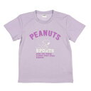 ピーナッツ PEANUTS ジュニア 半袖機能Tシャツ Jドライ半袖Tシャツ PN-9C42132TS (パープル)