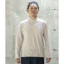 【カヤ】彩華とっくりメンズトップス ライトベージュ