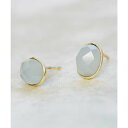 【欧州航路】エルバ天然石ピアス アクア