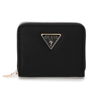 ゲス GUESS ECO GEMMA Small Zip Around Wallet （BLA） 財布 レディース