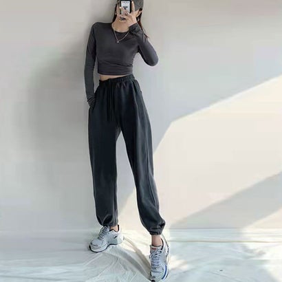 韓国 スウェットパンツ レディース 新作