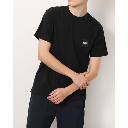 マーベル MARVEL メンズ 半袖Tシャツ 冷感コットンTシャツ MV-9C12012TS ブラック 