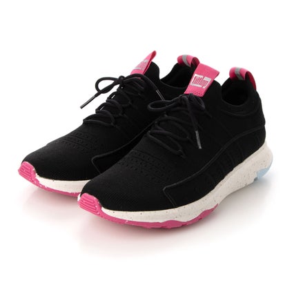 フィットフロップ fitflop VITAMIN FF e01 KNIT SPORTS TRAINERS （Black Mix）