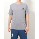 アンダーアーマー UNDER ARMOUR メンズ 半袖Tシャツ UA SPORTSTYLE LEFT CHEST SS 1358554 (グレー)