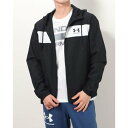 アンダーアーマー UNDER ARMOUR メンズ ウインドフルジップ UA SPORTSTYLE WINDBREAKER 1365505 （ブラック）