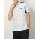 ティゴラ TIGORA メンズ ゴルフ 半袖シャツ 遮熱幾何学ポロシャツ TR-1H1022P （ホワイト）