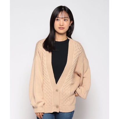 サマンサ モスモス Samansa Mos2 ケーブルカーディガン （ベージュ）のサムネイル