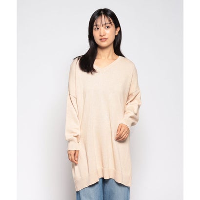 サマンサ モスモス Samansa Mos2 Vネックロングプルオーバー （ベージュ）のサムネイル