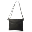 マドゥリ MADULI 横型レザーサコッシュ (BLACK)