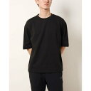 ティゴラ TIGORA メンズ 半袖Tシャツ SMARTハイブリッドクールクルーネックTシャツ TR-9C1202TS (ブラック)