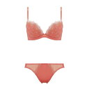 アモスタイル バイ トリンプ AMOSTYLE BY Triumph デイリーAMOSTYLE 寄せブラ ブラ&ショーツセット 273 ロココフィール Eカップ...