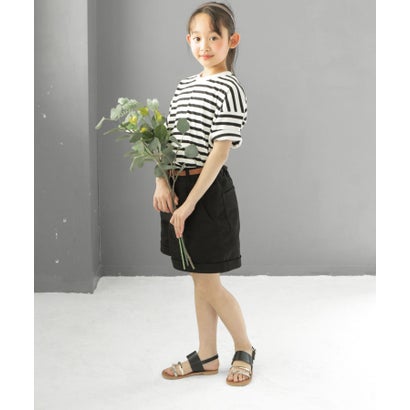 ソロット SOROTTO 【ママとお揃い】3連ストラップのフラットサンダル (KIDS) （ブ...