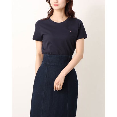 トミー ヒルフィガー TOMMY HILFIGER ヘリテージクルーネックTシャツ (ネイビー) トミー ヒルフィガー TOMMY HILFIGER ヘリテージクルーネックTシャツ (ネイビー)