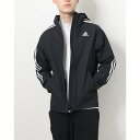 アディダス adidas メンズ クロスジャケット 24/7 3ストライプス クロスジャケット HC9962 （ブラック）