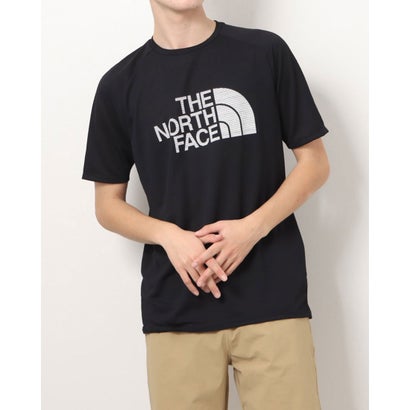 ノースフェイス スニーカー メンズ ザ ノース フェイス THE NORTH FACE メンズ 陸上/ランニング 半袖Tシャツ S/S GTD Logo Crew(ショートスリーブGTDロゴクルー) NT12276 （ブラック）