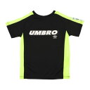 アンブロ UMBRO ジュニア サッカー/フットサル 半袖シャツ JR ZENシヤツ UUJTJA54 (ブラック)