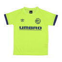 アンブロ UMBRO ジュニア サッカー/フットサル 半袖シャツ JR ハンソデプラクテイスシヤツ UUJTJA53 (グリーン)