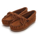 【Kid 039 s】ミネトンカ MINNETONKA KILTY SUEDE MOC（Brown）