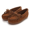 【Kid's】ミネトンカ MINNETONKA KILTY SUEDE MOC（Dusty Brown）