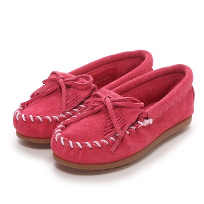 【Kid s】ミネトンカ MINNETONKA KILTY SUEDE MOC Hot Pink 