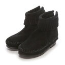【Kid's】ミネトンカ MINNETONKA BACK ZIPPER BOOT(Black)