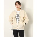 チャンピオン Champion レディース ウインドジャケット ZIP HOODED JACKET_ CWSYSC01 （ベージュ）