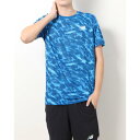 ニューバランス New Balance メンズ 半袖機能Tシャツ プリントショートスリーブTシャツ_ AMT21097 （ブルー）