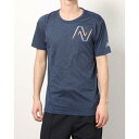 ニューバランス New Balance メンズ 陸上/ランニング 半袖Tシャツ グラフィック ラン SS Tシャツ_ AMT21277 （ネイビー）