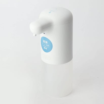 タッチレスで使えるの抗菌仕様の電動ディスペンサー。液体タイプのハンドソープ、台所用洗剤、アルコールジェルを入れてお使いいただけます。3段階で出る量の調節が可能。※粘度の高い液体は使用できない場合があります。付属品：ユーザーズガイド(保証書含む)、ボトルラベル容量：300ml【製品寸法】●製品寸法:00(FREE):H20cm W7.2cm D11cm備考:【素材】主な素材：ポリプロピレン00(FREE) : 【高さ】20cm / 【幅】7.2cm / 【底マチ】11cm