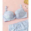ウイング Wing ブラジャー ふっくら自然なバストをメイク 繊細で軽やかなレース AA~Fカップ展開 【ナチュラルアップブラ】 (BU)