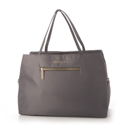 セシルマクビー ショルダーバッグ レディース セシルマクビー CECIL McBEE STYLISH NYLON TOTE WITH PC BAG （グレー）