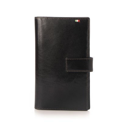 ミラグロ ミラグロ MILAGRO イタリア製レザー 30枚カード収納長財布（大容量カードケース） （ブラック）