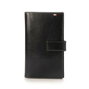 ミラグロ MILAGRO イタリア製レザー 30枚カード収納長財布(大容量カードケース) (ブラック)(4)