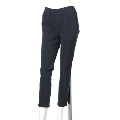 アンダーアーマー UNDER ARMOUR レディース ライフスタイルロングパンツ UA Stretch Woven Crop 1372033 （ブラック）