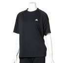 アディダス adidas レディース 半袖機能Tシャツ デザインド トゥ ムーブ ヨガ BF 半袖Tシャツ HA6615 (ブラック)(4)
