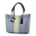ウーヴン WOVEN メルカドバッグ かごバッグ bk-bag-nv-aqua-s